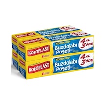 Koroplast Küçük Boy Buzdolabı Poşeti 40'lı 4 Paket 20 x 30 CM
