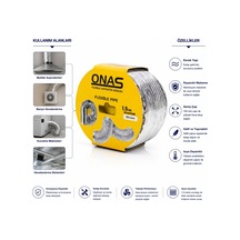 Onas Flexible Pıpe Aspiratör Borusu 150mmx1.5mt
