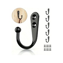 Elmpaly 5 Adet Sarı Duvar Askılığı Ceket Havlu Çanta Kapı Kancaları Mutfak Banyo Sarı