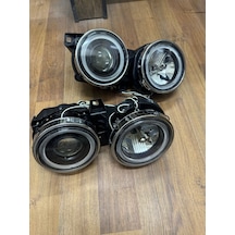 Bmw E30 Far Lambası Sağ-sol Set Kristal Siyah 1998-1991