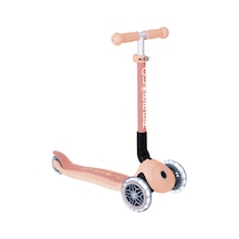 Globber Junior Ecologic Katlanabilir Işıklı Scooter - Peach Turuncu