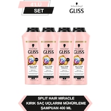 Gliss Split Hair Miracle Şampuan 4 x 400 ML