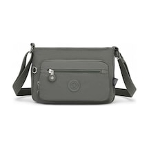 Smart Bags Krinkıl Koyu Gri Kadın Çapraz Askılı Çanta Smb 3270 Gri
