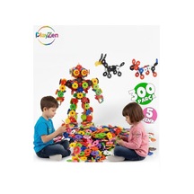 Masterflakes Eğitici Kilitli Diskler Stem Eğitimi Uyumlu 5 Renk Ve 300 Parça Yapı Oyuncak Seti