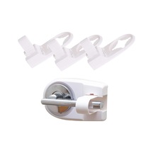 Bebek Güvenlik Kolu Kapı Kolu Kilidi - Sağlam Ve Güçlü Tutuş - Yapışmaz - 7,62 Cm Çaplı Kapı Kolları İçin Uygun - 3'lü Paket - Model Ck028 Altın Ve Çok Renkli