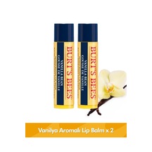 Burt's Bees Vanilya Özlü Doğal Dudak Bakım Kremi 2 x 2.5 G