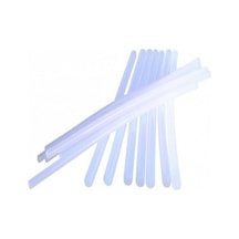 12mm X 30cm Kalın Mum Silikon 10 Adet Kalın Silikon Tabancasına Uyumlu