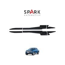 Volkswagen Amarok 2010-2022 Yıl Aralığı Uyumlu Yarasa Kapı Kaplama 6 Parça Siyah