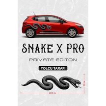Snake X Pro Prıvate Edıtıon Yan Gövde Sticker Yolcu - 864812065