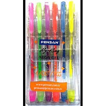 Pensan My-kıng Neon Jel Kalem 6 Lı
