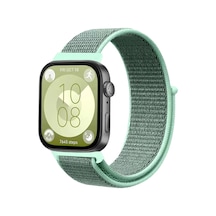 Huawei Fit 4 Hasırlı Cırtcırtlı Kordon Saat Değildir - Turkuaz Diğer