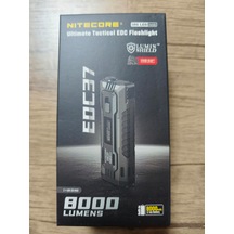 Nıtecore Edc37 Edc Fener 8000 Lümen Siyah
