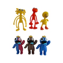 Rainbow Friends Gökkuşağı Arkadaşları Oyuncak Karakterler 6lı