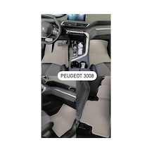 Peugeot 3008 Akıllı Oto Paspas Siyah