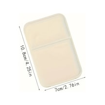 Zhanglei001 Beyaz Masaüstü Makyaj Aynası Katlanır Mini Cep Aynası Pratik Beyaz