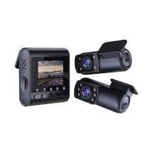 Tr M60 3 Kameralı Ön+iç+arka 4k+fhd+fhd Hdr Sony Starvis 2 Sensörlü Wifi Gps'li Araç Kamerası