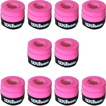 Wilson Comfort Bowl O'grips 10 Adet Grip Tenis Gribi Pembe
