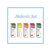 Akdeniz Yağları Seti Avokado,limon,portakal,nar,misk Adaçayı 20 Ml 5'li Set Damlalıklı