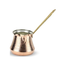 Topak Kalın Bakır Sütlük Cezve