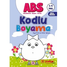 ABS Kodlu Boyama Algoritmik ve Motor Gelişim 3 - 4 Yaş - Buçe Dayı - Pinokyo