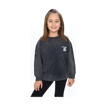 Toontoy Kız Çocuk Inspirotion New Baskılı Sweatshirt Ekru