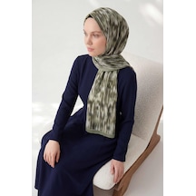 Silk Home Su Yolu Desen Haki 75x195 Soft Şal Çok Renkli