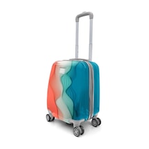 Coral High Renkli Desenli Mini Kabin Boy Valiz 40cm 16762 Çok Renkli