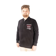 Mode Xl Erkek Sweat Polo Selanik The Lightgouse 20443 Siyah 001