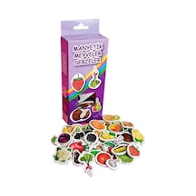 Manyetik Meyveler Sebzeler - 30 Parça