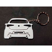 Alfa Romeo Giulietta Anahtarlık Plastik 3d Beyaz