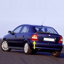 Opel Astra G Hb 1998-04 Sol Arka Stop Fren Lambası Sarı Sinyalli