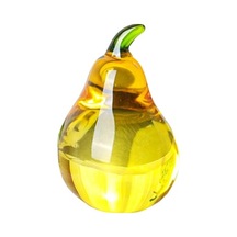 Lijinxu Meyve Heykeli Yaratıcı Cam Masa Dekoru Araba Armut