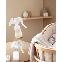 Taşınabilir Manuel Göğüs Pompa 180 Ml Şişeli