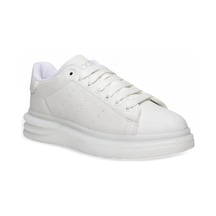 Best Of 628-26 Cilt Deri Anatomik Taban Bağcıklı Erkek Sneaker Beyaz
