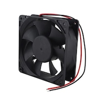 POWERMASTER 12X12 CM 12038HS 120X120X38MM 12 VOLT 0.25A  PLASTİK KASA FAN 2 KABLOLU SOKETLİ
