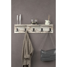 Goldfalez Efes Askılık Duvar Elbise Askılığı Portmanto 80 CM Çok Renkli