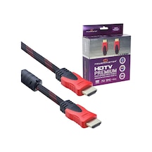 Hdmi  Kablo 5 Metre 1.4 V Örgülü Kutulu Powermaster