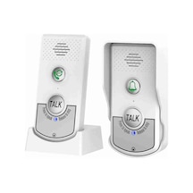 Kablosuz Kapı Zili İnterkom Ev Için Şarj Edilebilir Hs7009-w-1