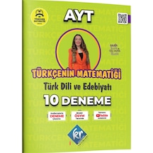Gamze Hoca Türkçenin Matematiği AYT Türk Dili ve Edebiyatı 10 Deneme - KR Akademi