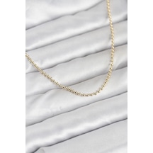 Znv Zenvia Mey İthalat Cm 14k Gold Renk Top Zincirli Model 60 Cm Kadın Kolye Znv2025 Cmn Altın