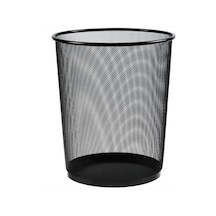 13 Lt Masa Altı Fileli Metal Çöp Kovası 1 Adet Siyah