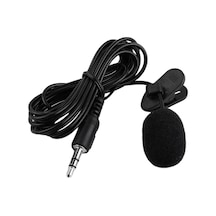 3.5mm Mini Yaka Mikrofonu Metal Klip Yaka Mikrofonu Cep Telefonu Pc Dizüstü