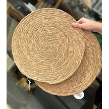 Bambu 2'li 35cm Amerikan Hasır Servis-3581 Kahverengi