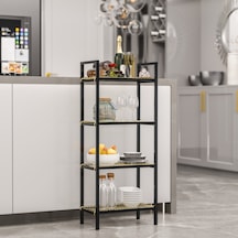 Bino Çok Amaçlı Düzenleyici Banyo Dolabı Mutfak Rafı Makyaj Ve Aksesuar Dolabı Telli Organizer Düzenleyici