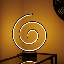 Safirr Light Salyangoz Led Abajur - Siyah - 43 Cm Çok Renkli