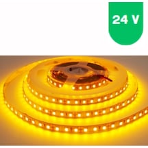 24 Volt 5050 Smd Amber Sarı Dış Mekan 60 Ledli 5 Metre Şerit Led