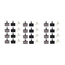 12 Set Bisiklet Hidrolik Mekanik Disk Kaliper Fren Balatası Bp 10 Kare Model Bisiklet Balata