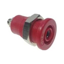 4mm Güvenli Tip Bourn Jack - Kırmızı