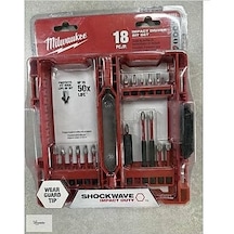 Milwaukee 18 Parça Bits Tornavida Ucu Seti D4x