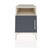 Kronos Komodin 2 Raflı Tek Kapaklı 44x59x64 Aytaşı-antrasit Aytaşı